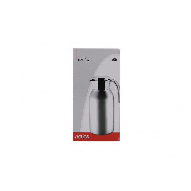 Helios Edelstahl-Isolierkanne Meeting 1,5 l