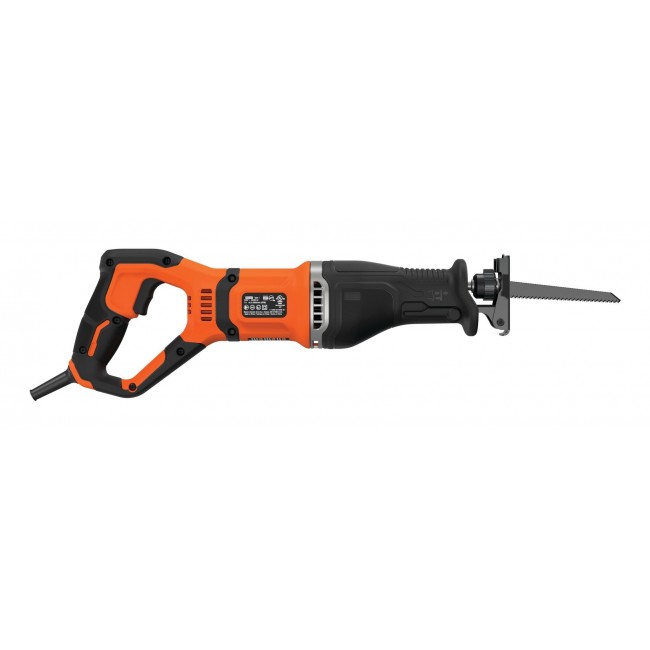 Black & Decker BES301-QS reciprocating saw 2800 spm 750 W Black, Orange