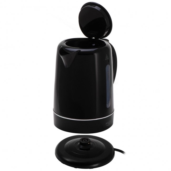 ADLER 1385B BLACK WHITE ELECTRIC KETTLE