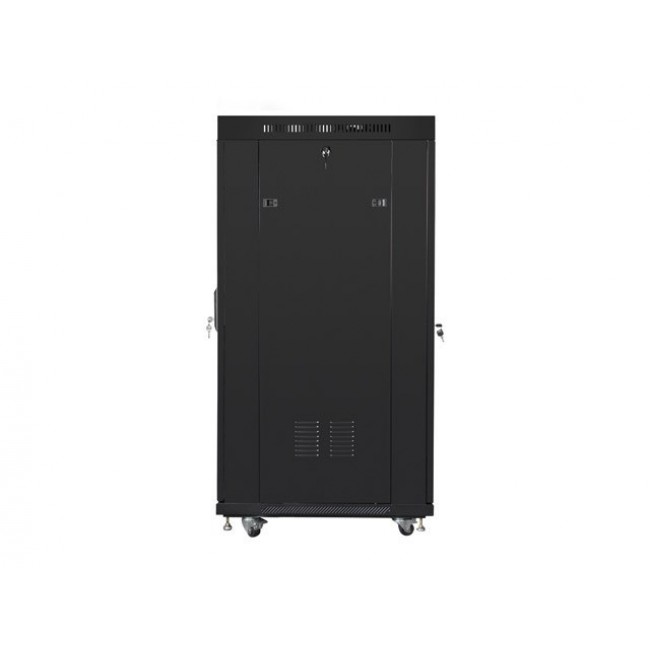 Lanberg FF01-8027-12BL rack cabinet 27U Freestanding rack Black