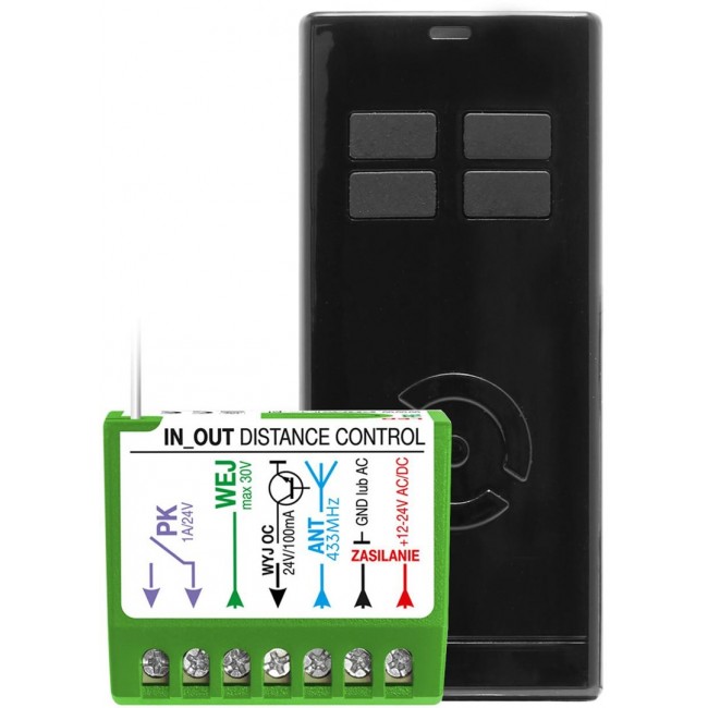 Proxima IN-OUT Dist. Control Set T4 black