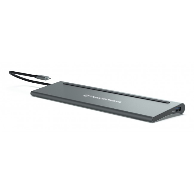 Conceptronic DONN17G laptop dock/port replicator Wired USB 3.2 Gen 1 (3.1 Gen 1) Type-C Grey Conceptronic DONN17G laptop dock/port replicator Wired USB 3.2 Gen 1 (3.1 Gen 1) Type-C Grey