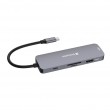 Verbatim CMH-08 USB Type-C 5000 Mbit/s Silver Verbatim CMH-08 USB Type-C 5000 Mbit/s Silver