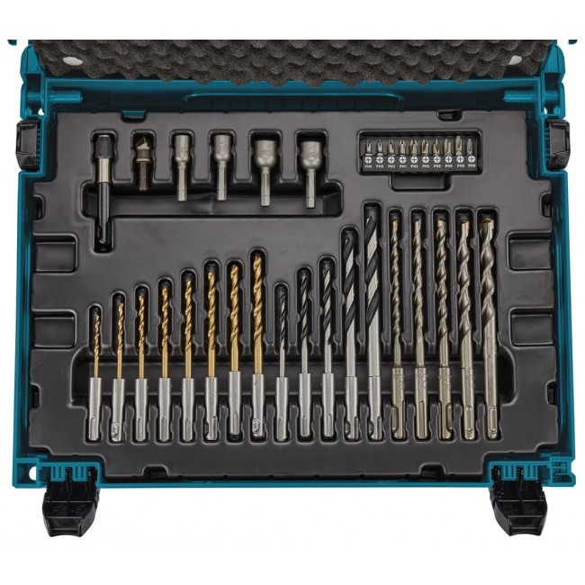 DRILL AND BIT SET 65PCS CASE B-69478 MAKITA DRILL AND BIT SET 65PCS CASE B-69478 MAKITA