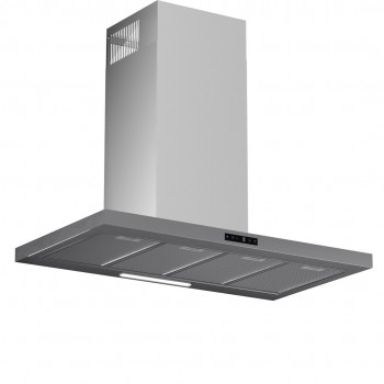 Akpo WK-9 Feniks Glass Slim Wall-mounted Stainless steel 600 m /h