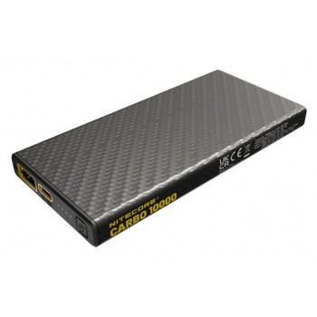 Nitecore CARBO 10000 power bank Lithium-Ion (Li-Ion) 10000 mAh Grey