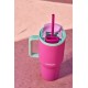 Thermal mug with telescopic straw Kambukka Rio Tumbler 950ml Bubblegum Mint