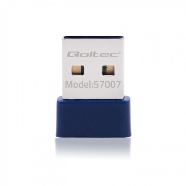 Qoltec 57007 Wireless Mini Bluetooth USB WiFi Adapter Qoltec 57007 Wireless Mini Bluetooth USB WiFi Adapter