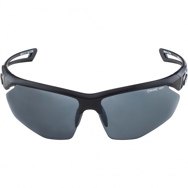 Sports cycling glasses Alpina Nylos HR Black