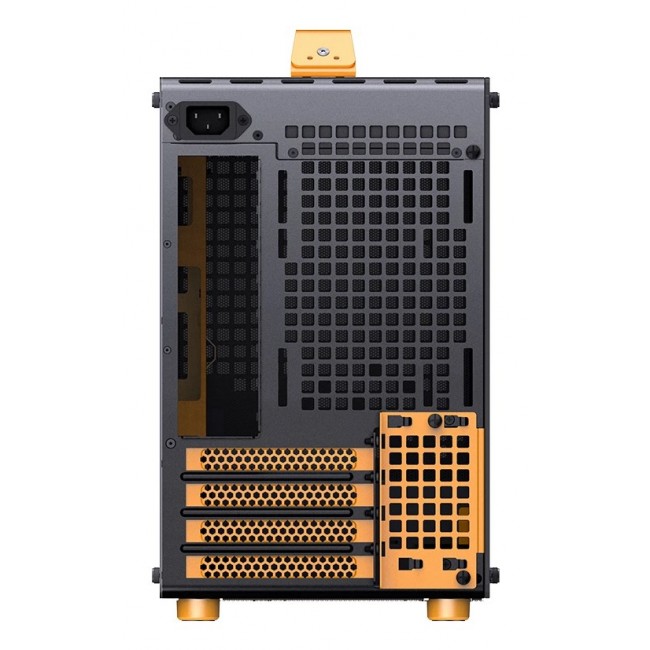 Computer Case JONSPLUS MATX Handle Case Z20 - Black-Orange
