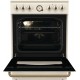Gorenje GECS6B70CLI Freestanding cooker Ceramic hob Beige