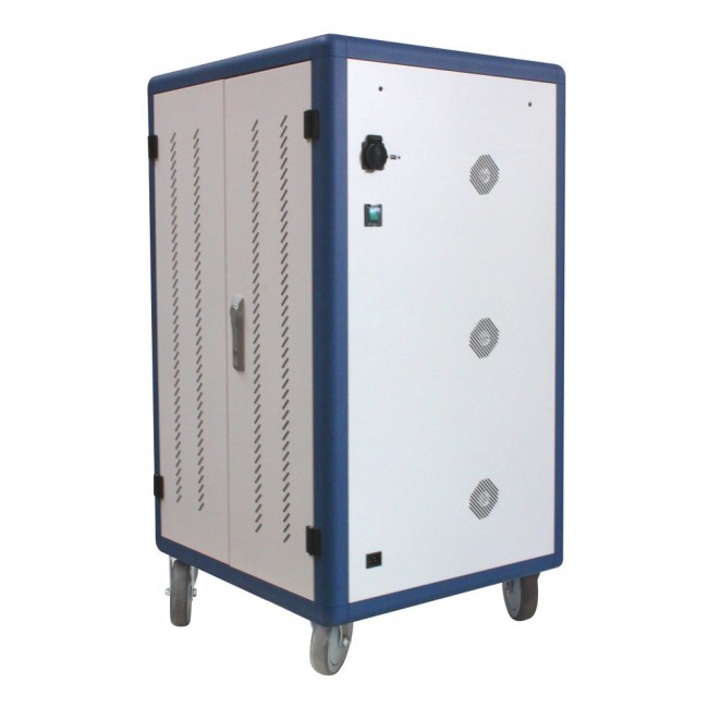 Techly I-CABINET-30DUTY portable device management cart/cabinet White, Blue Techly I-CABINET-30DUTY portable device management cart/cabinet White, Blue