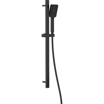 3-function shower set with rail