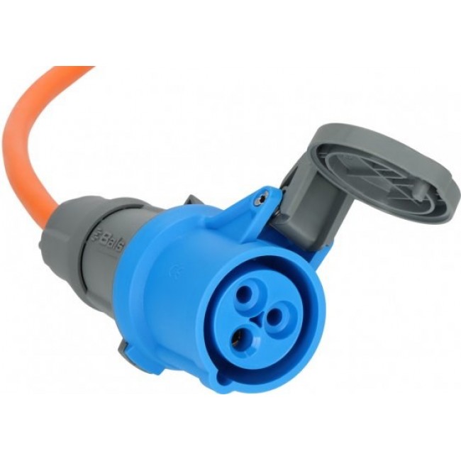 Brennenstuhl 1167650625 power extension 25 m 1 AC outlet(s) Indoor/outdoor Blue, Orange