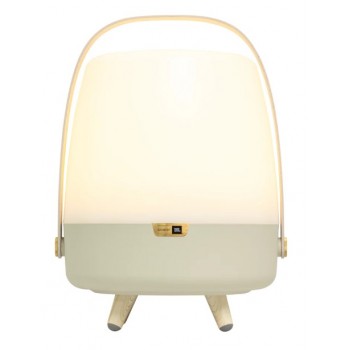Kooduu Lite-up Play 2.0 Mono portable speaker Sand, White, Wood 10 W