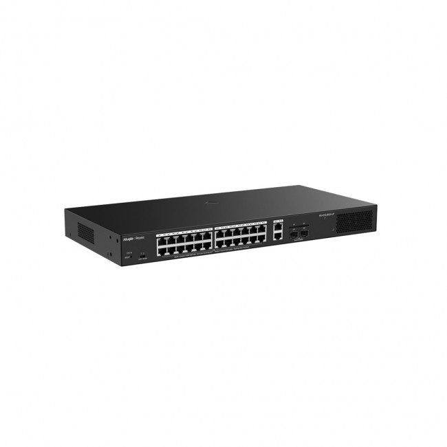 Ruijie Networks RG-ES228GS-LP network switch Managed L2 Gigabit Ethernet (10/100/1000) Power over Ethernet (PoE) Desktop Black