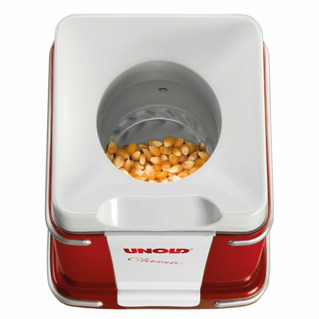Unold Classic popcorn popper Red, Silver, White 900 W