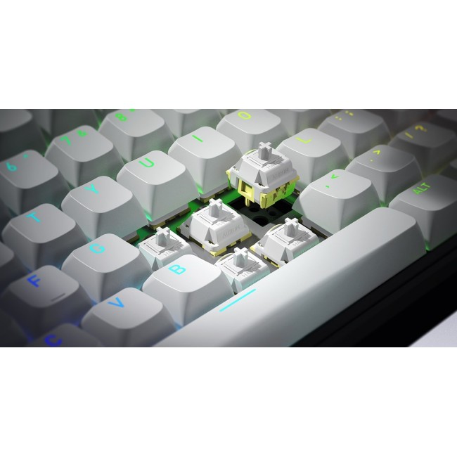 HATOR Skyfall Wireless 80 keyboard Gaming USB + RF Wireless + Bluetooth QWERTY US English Black, White