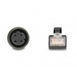 DeLOCK M12 Adapter Cable D-coded 4 pin female to RJ45 male 50 cm