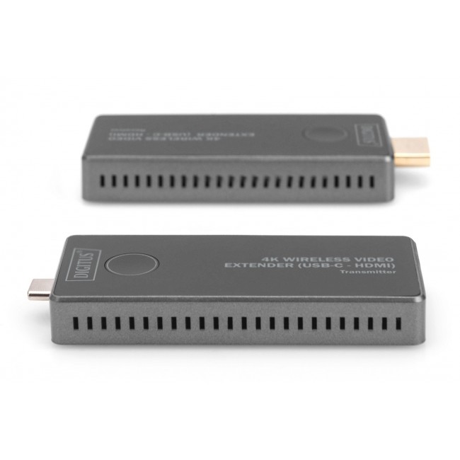 Digitus 4K Wireless Video Extender Set, 30 m (USB-C - HDMI), 4K/30Hz Digitus 4K Wireless Video Extender Set, 30 m (USB-C - HDMI), 4K/30Hz
