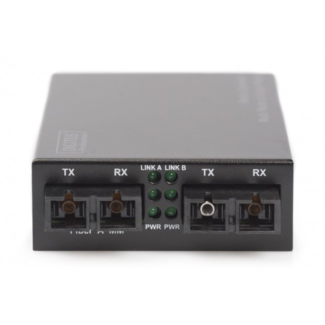 Digitus Gigabit Multimode/Singlemode Media Converter SC/SC