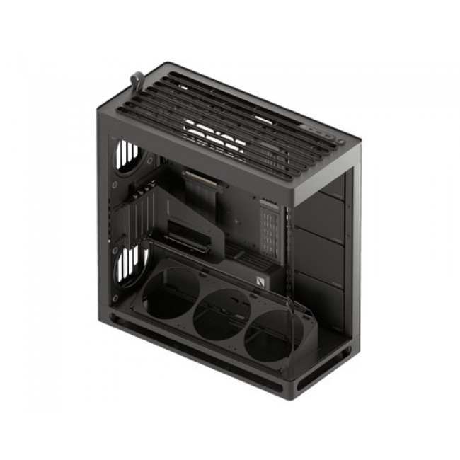 HAVN HS 420 VGPU PC Case, Midi-Tower, E-ATX, Tempered Glass, PCIe 5.0 Riser Cable - black