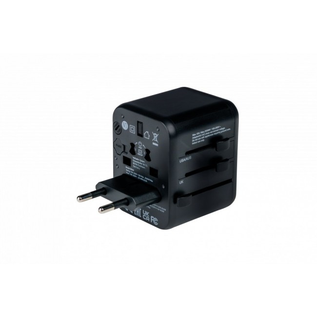 Verbatim 49544 power plug adapter Universal Black