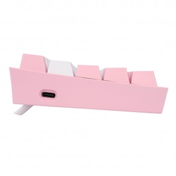 REDRAGON K617-RGB Fizz RGB White/Pink keyboard USB Pink, White