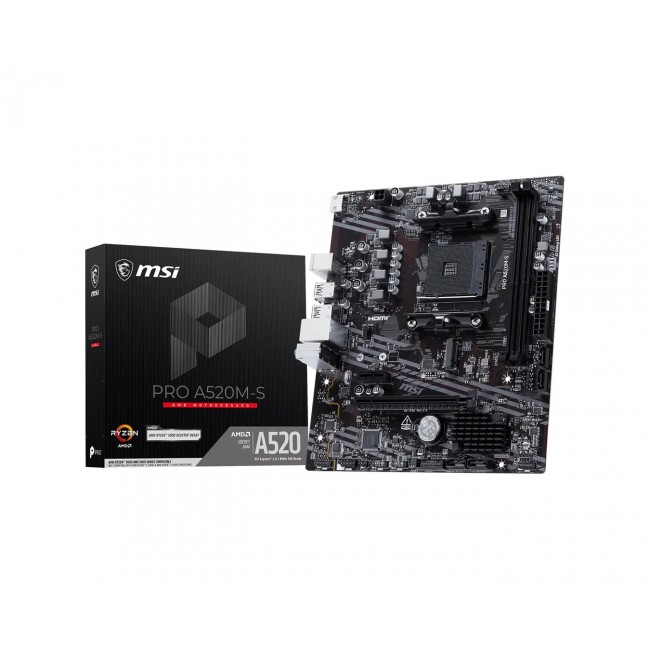 MSI PRO A520M-S motherboard