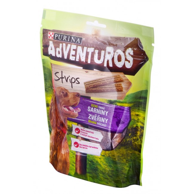 PURINA Adventuros Strips - dog treat - 90g