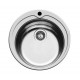 Pyramis Kiba 1B 100053801 Stainless steel sink, 1 bowl, 48.5 cm diameter, silver Pyramis Kiba 1B 100053801 Stainless steel sink, 1 bowl, 48.5 cm diameter, silver
