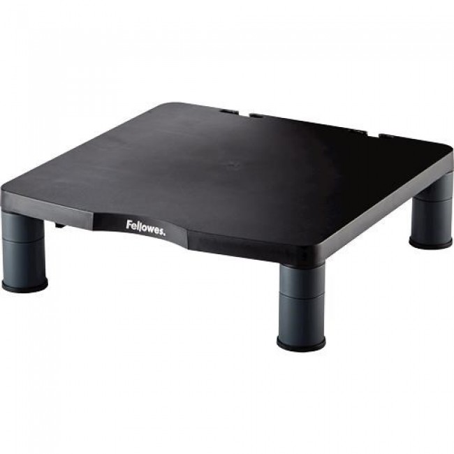 Fellowes Computer Monitor Stand with 3 Height Adjustments - Standard Monitor Riser with Cable Management - Ergonomic Adjustable Monitor Stand for Computers - Max Weight 27KG/Max Size 21