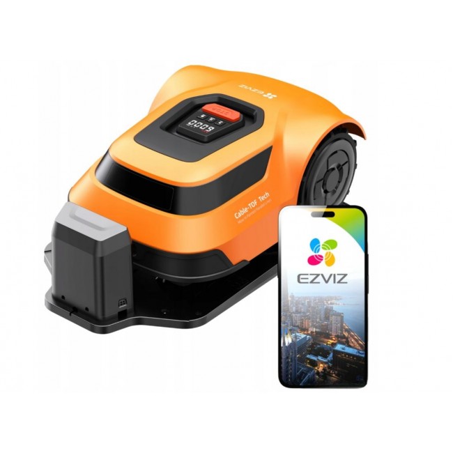EZVIZ RM600 orange robotic lawn mower EZVIZ RM600 orange robotic lawn mower