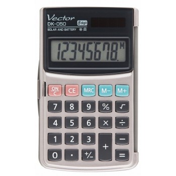 Vector DK-050 Pocket Calculator, Grey