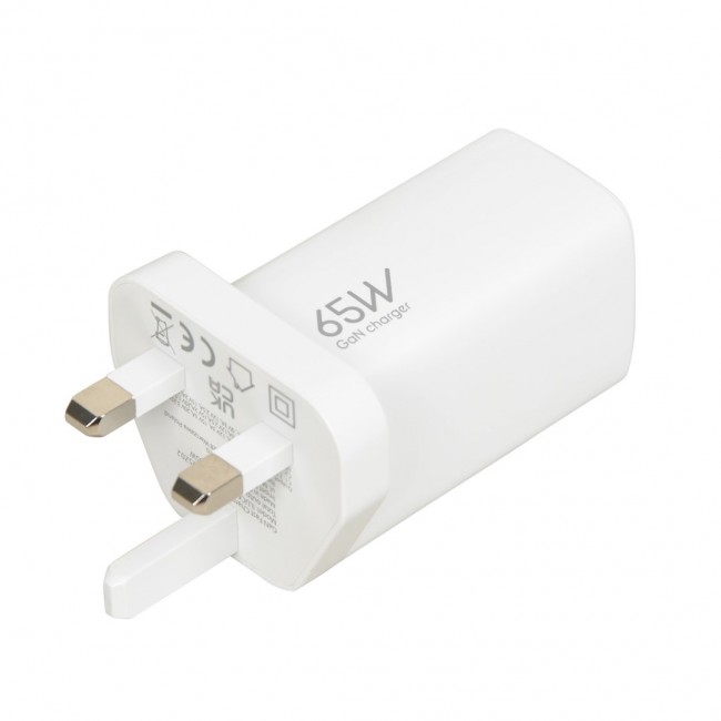 iBOX C-65 White, GaN 65W universal charger UK plug iBOX C-65 White, GaN 65W universal charger UK plug