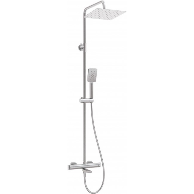 Rain shower with thermostatic bathtub faucet Rain shower with thermostatic bathtub faucet
