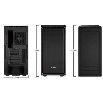 be quiet! Pure Base 600 Midi Tower Black, Silver