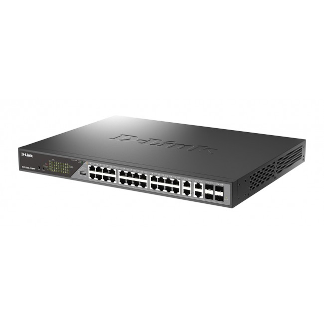 D-Link DSS-200G-28MP network switch Managed L2 Gigabit Ethernet (10/100/1000) Power over Ethernet (PoE) 1U Grey D-Link DSS-200G-28MP network switch Managed L2 Gigabit Ethernet (10/100/1000) Power over Ethernet (PoE) 1U Grey