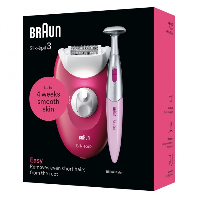 Braun Silk- pil 3 Silk-epil 3 SE3-202 Epilator Braun Silk- pil 3 Silk-epil 3 SE3-202 Epilator