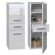 Topeshop NEL V DDS BIEL PO bathroom storage cabinet White