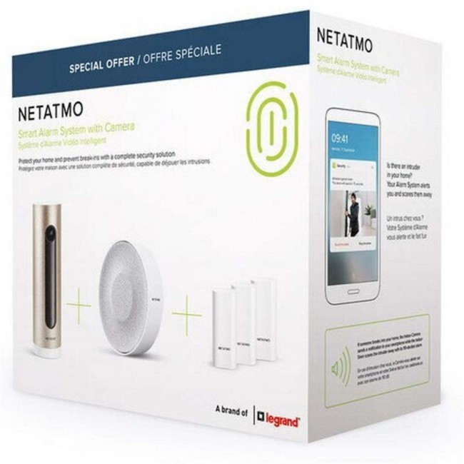 Netatmo NBU-ICCS camera kit with sensors and siren