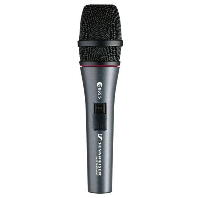 Sennheiser E865-S - supercardioid condenser vocal microphone, version with on/off switch