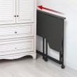 Maclean Folding Desk, Black, Mobile, 100x65 cm, max. 50 kg, Corner, L-Shaped, MC-1250 L/B