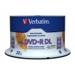 DVD+R Verbatim 8,5GB 50pcs 8x wide printable surface