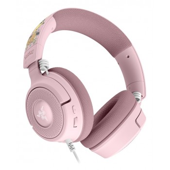 Razer Kraken V4 X Pikachu & Eevee Edition Headset Wired Head-band Gaming USB Type-C / USB Type-A Pink