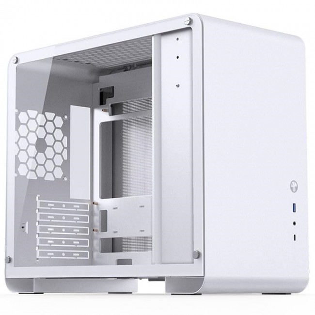 Jonsbo U4 Mini Micro-ATX Case, Tempered Glass - white