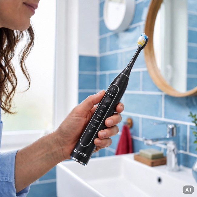 Sonic toothbrush ORO SONIC NEXT PRO BLACK OROMED