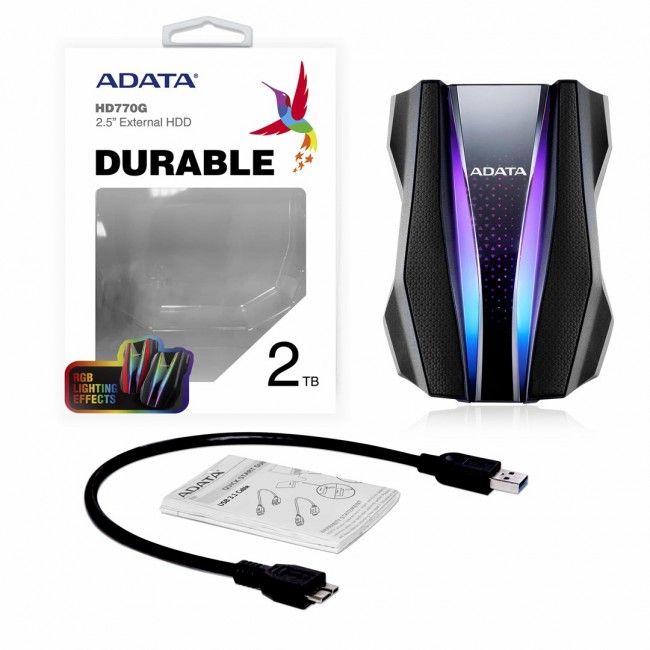 ADATA HD770G external hard drive 2 TB Black