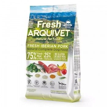 ARQUIVET Fresh Iberian Pork and fish - semi-moist dog food - 2,5kg