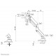 Neomounts DS70PLUS-450BL1 Monitor arm 17-49